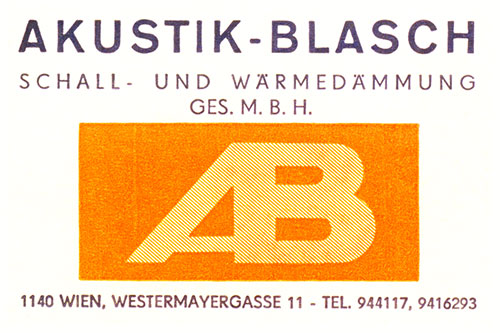Bild Erstes Logo von Akustik Blasch